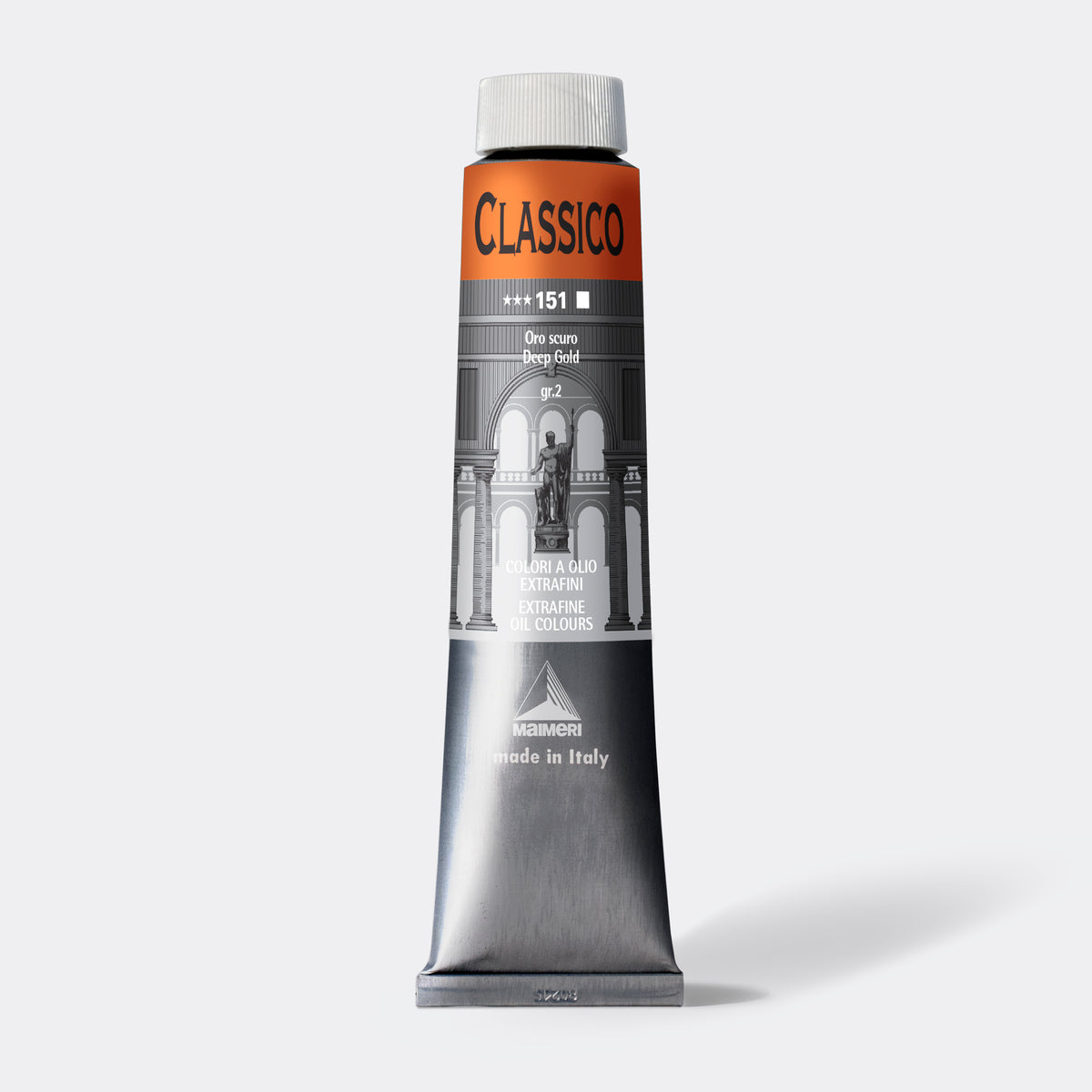 Jemná olejová farba Maimeri Classico 200 ml – Tmavé zlato