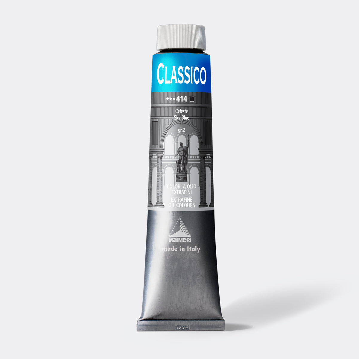Jemná olejová farba Maimeri Classico 200 ml – Nebeská modrá