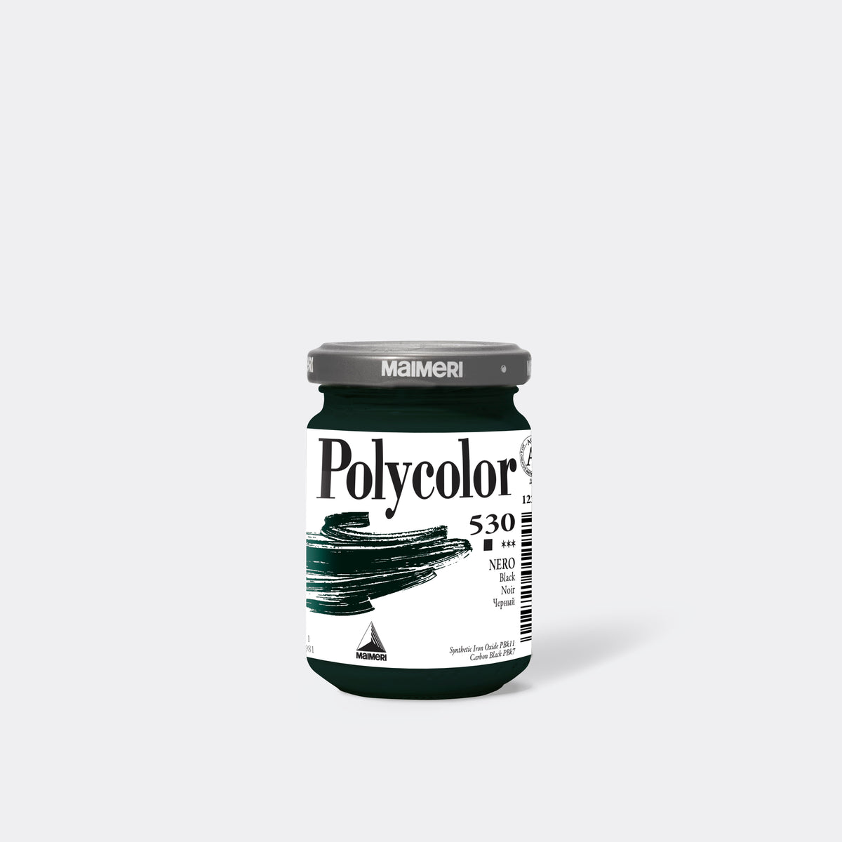Akrylová farba MAIMERI Polycolor 140 ml – Čierna