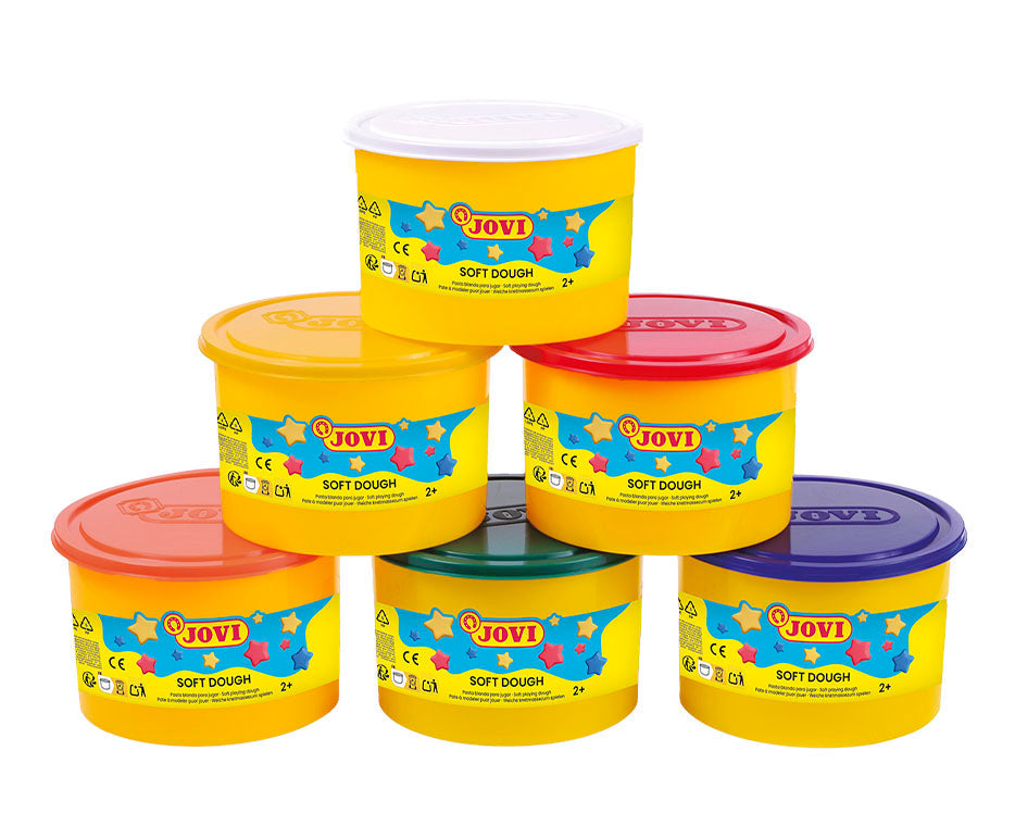 Mäkká modelovacia hmota JOVI Soft Dough 6 x 460 g