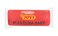 Mäkká prírodná plastelína JOVI My First 38 g - červená