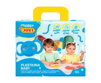 Mäkká prírodná plastelína JOVI My First 4 x 38 g