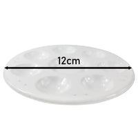 Maliarska paleta okrúhla 12 cm | biela Phoenix