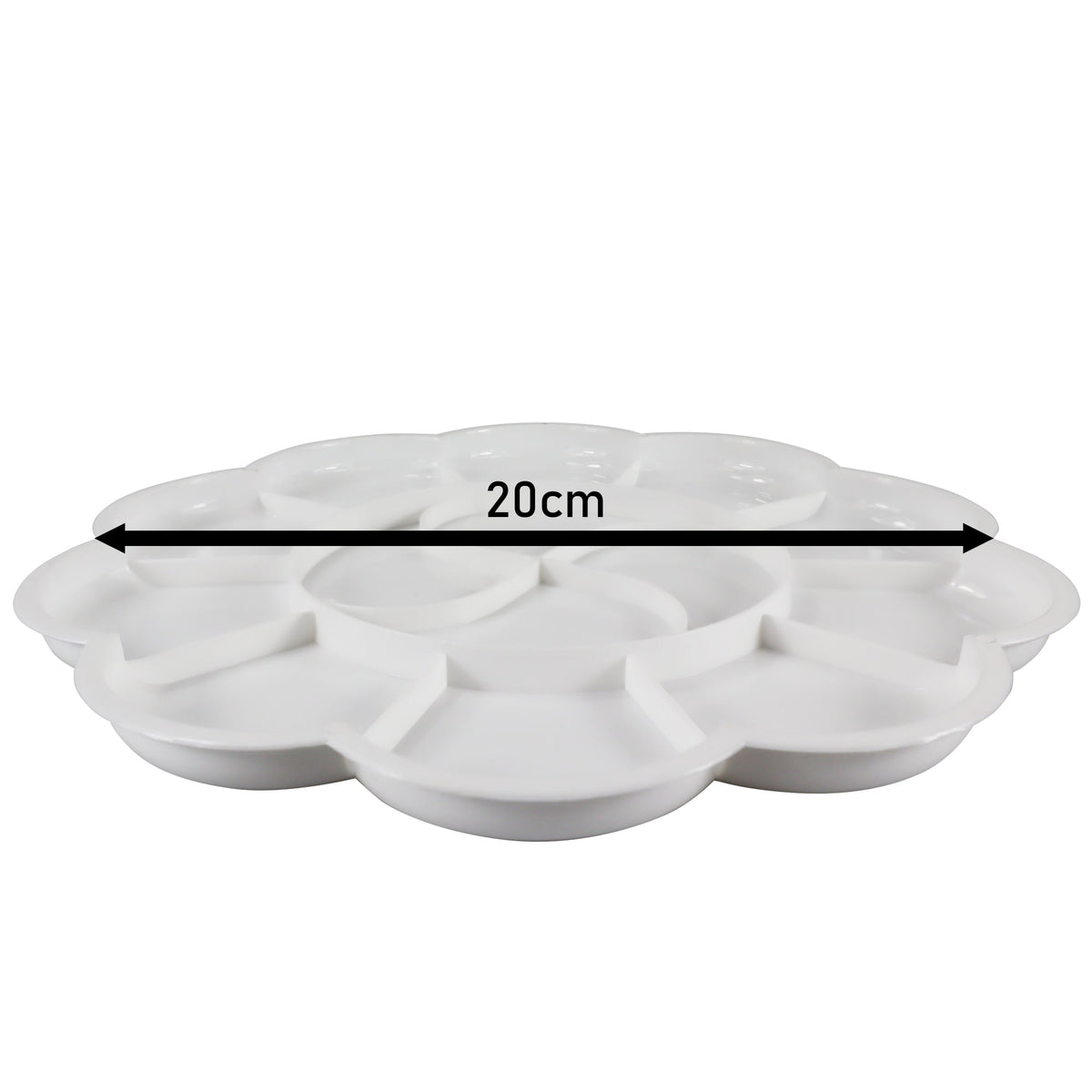 Maliarska paleta plastová kvet 20 cm Phoenix