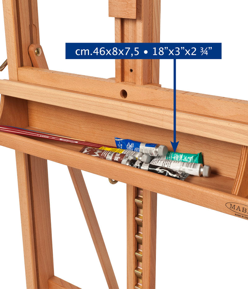 Maliarsky stojan ateliérový MABEF Workshop - bukové drevo