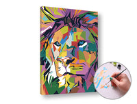 Maľovanie podľa čísel COLOUR LION | nízka náročnosť — obrázok 2