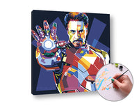 Maľovanie podľa čísel IRONMAN | nízka náročnosť — obrázok 3