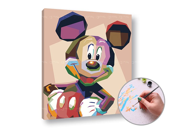 Maľovanie podľa čísel MICKEY MOUSE | nízka náročnosť — obrázok 2