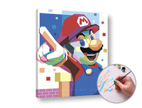 Maľovanie podľa čísel SUPER MARIO | nízka náročnosť — obrázok 3