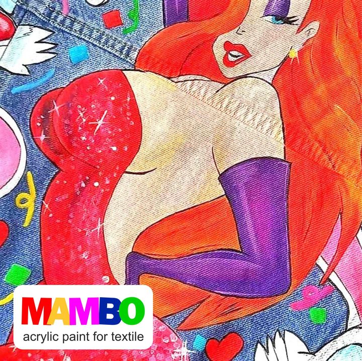 Metalická farba na textil a kožu MAMBO 20 ml