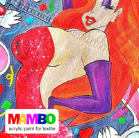 Metalická farba na textil a kožu MAMBO 20 ml