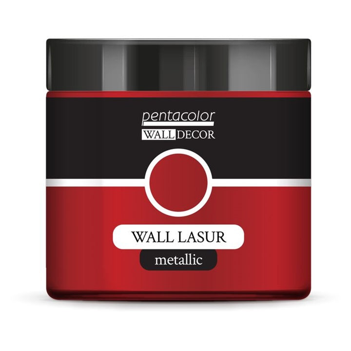 Metalická lazúra na stenu Wall Decor 500 ml – Červená medená