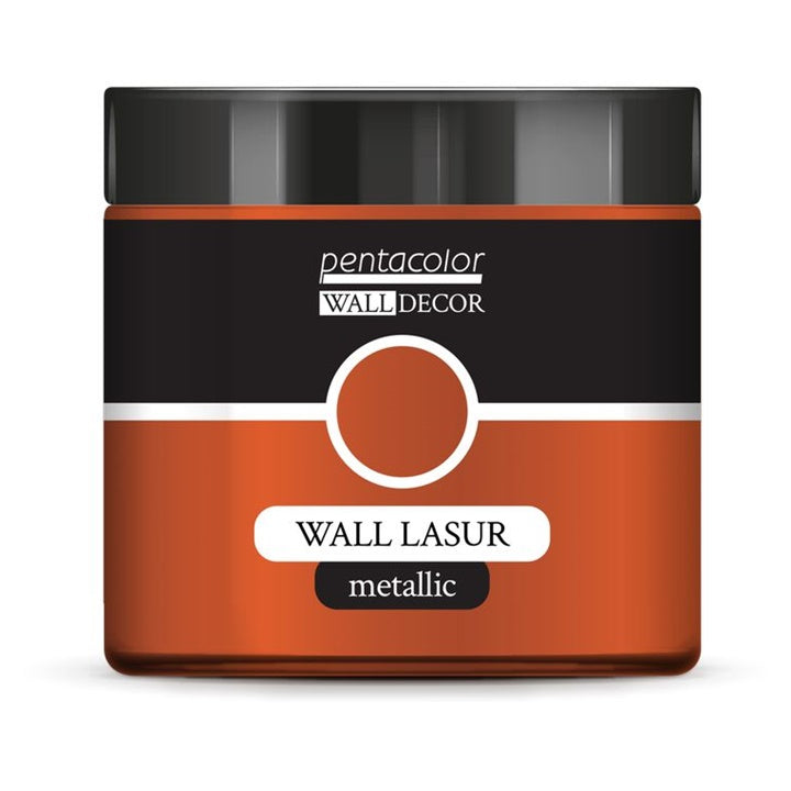 Metalická lazúra na stenu Wall Decor 500 ml – Ohnivo-zlatá