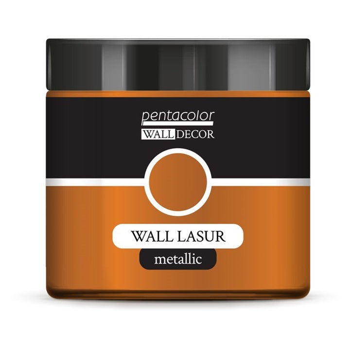 Metalická lazúra na stenu Wall Decor 500 ml – Žltá medená
