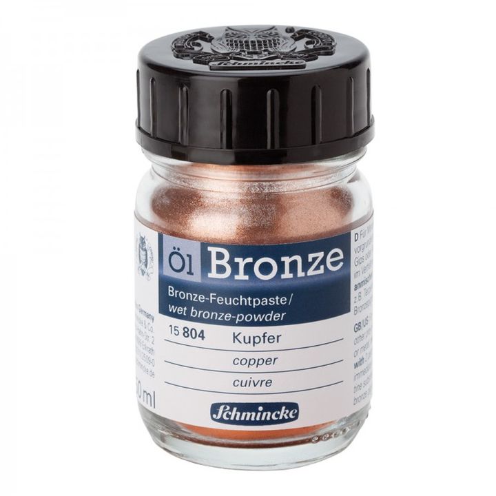 Metalický prášok Oil-Bronze Schmincke 50 ml – 15 804 medená