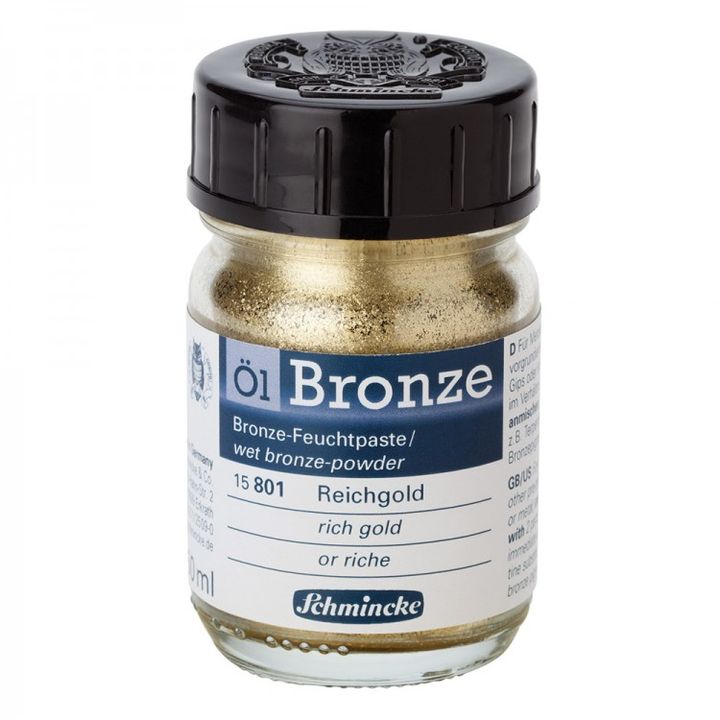 Metalický prášok Oil-Bronze Schmincke 50 ml