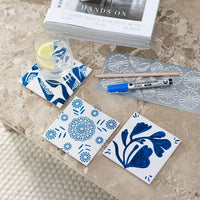 Mini kreatívna sada na maľovanie na porcelán - Podložky — obrázok 5
