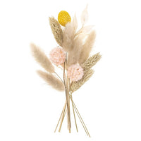 Mini sušená kytica "Beige Touch" / 20 cm — obrázok 1
