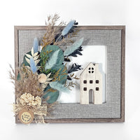 Mini sušená kytica „Savannah Blue“ / 20 cm — obrázok 3