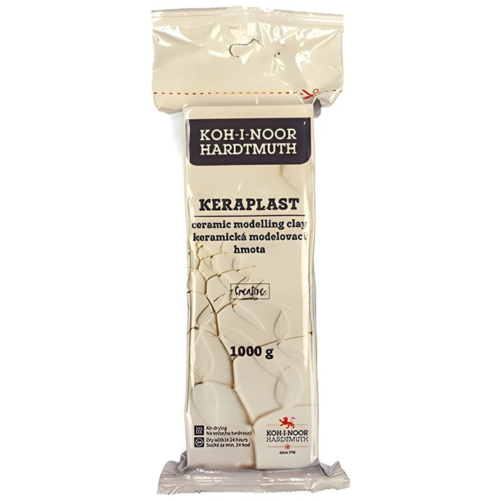 Modelovacia hmota KOH-I-NOOR Keraplast 1000 g – Biela