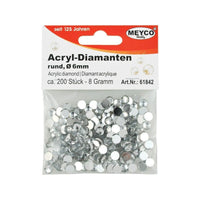 Akrylové diamanty – 6 mm (200 ks)