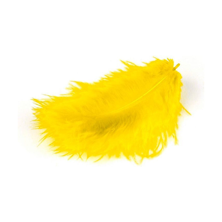 MARABU pierka 10 /12cm 17ks – žlté