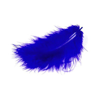 MARABU pierka 10 /12cm 17ks – modré