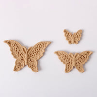 Ohybné drevo Pentart Motýľ sada 5 x 3 cm 3 ks