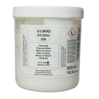 Olejová farba LUKAS Studio - 500 ml Titánová biela