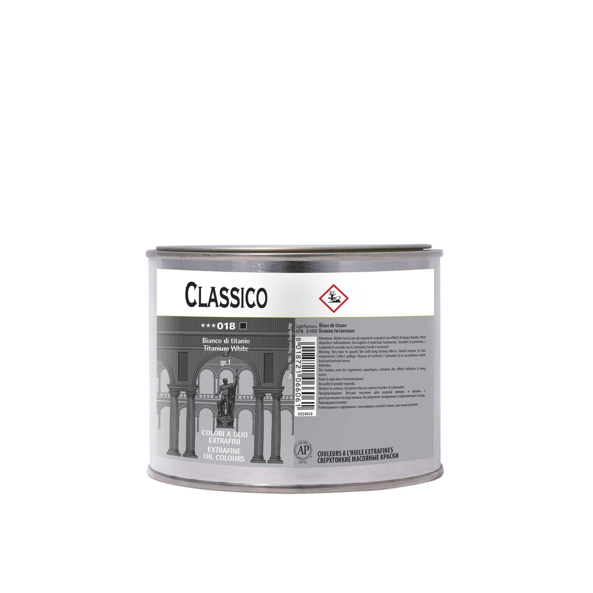 Olejová farba Maimeri Classico - 500 ml | vyberte si odtieň – Slonovinová čierna