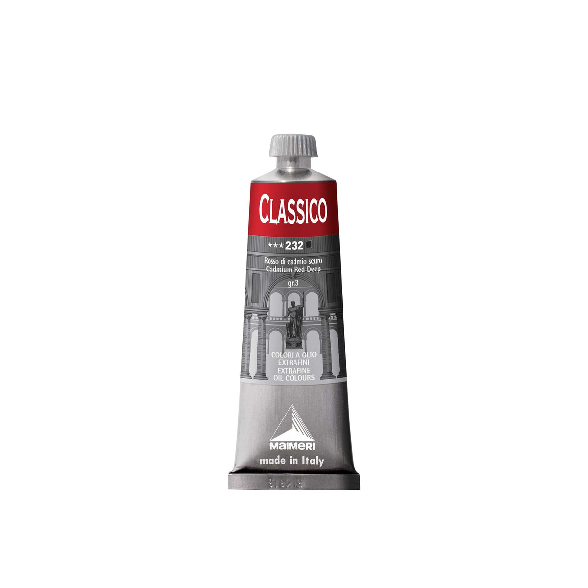 Olejová farba MAIMERI Classico - 60 ml | vyberte si odtieň – Kadmiová červená tmavá