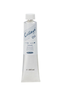 Olejová farba Schmincke College Oil 200 ml – 100 Titánová biela