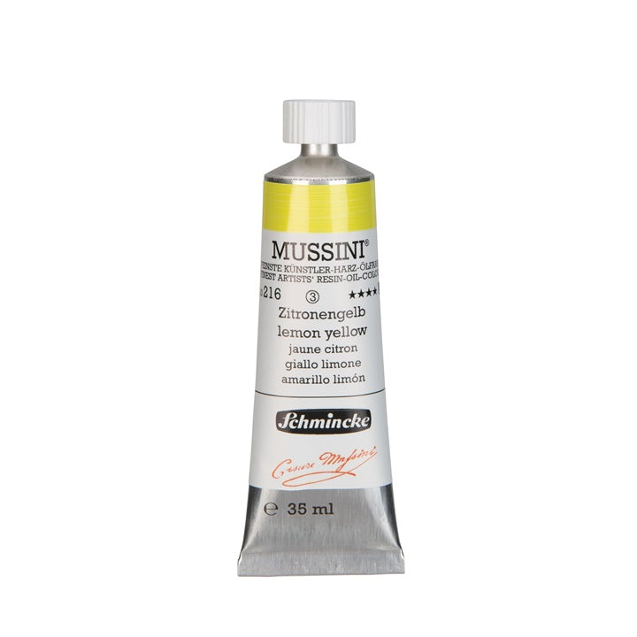 Olejové farby Schmincke MUSSINI 35 ml – 216 citrónová žltá