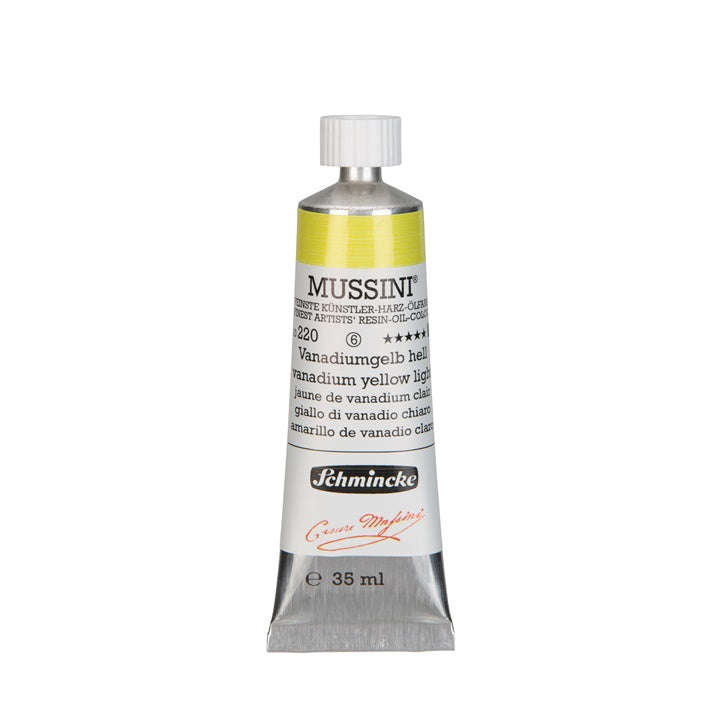 Olejové farby Schmincke MUSSINI 35 ml – 220 vanadium svetložltá