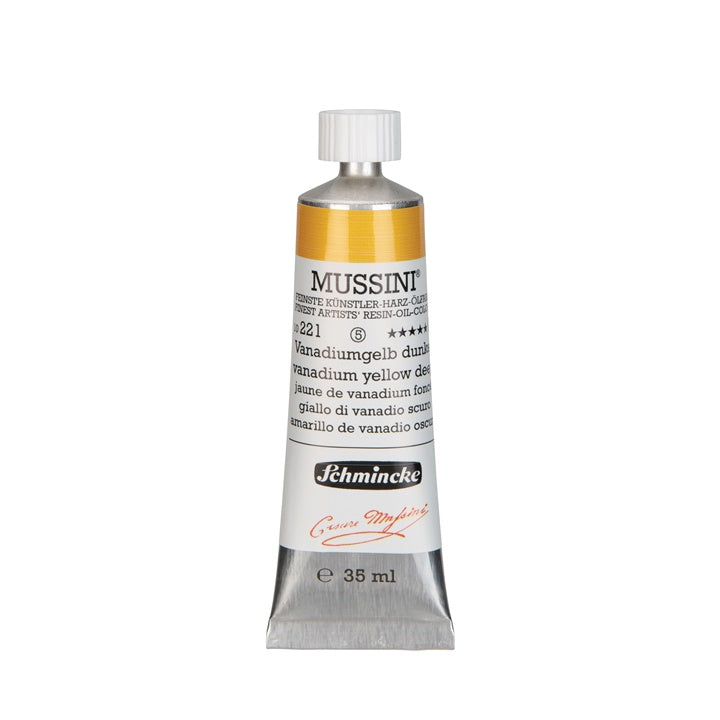 Olejové farby Schmincke MUSSINI 35 ml – 221 vanadium tmavožltá