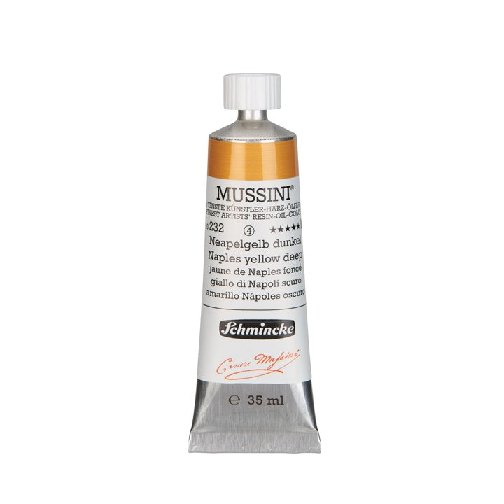 Schmincke MUSSINI Ölfarben 35 ml – 232 Neapel Gelb dunkel