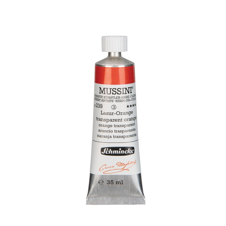 Schmincke MUSSINI Ölfarben 35 ml – 239 Orange transparent