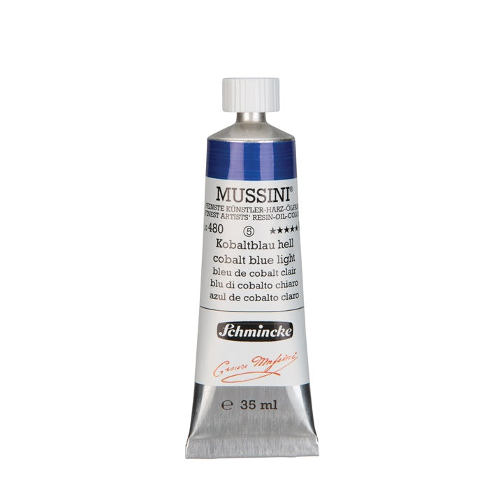 Schmincke MUSSINI Ölfarben 35 ml – 480 Kobalt Blau hell