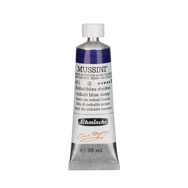 Schmincke MUSSINI Ölfarben 35 ml – 481 Kobalt Blau dunkel