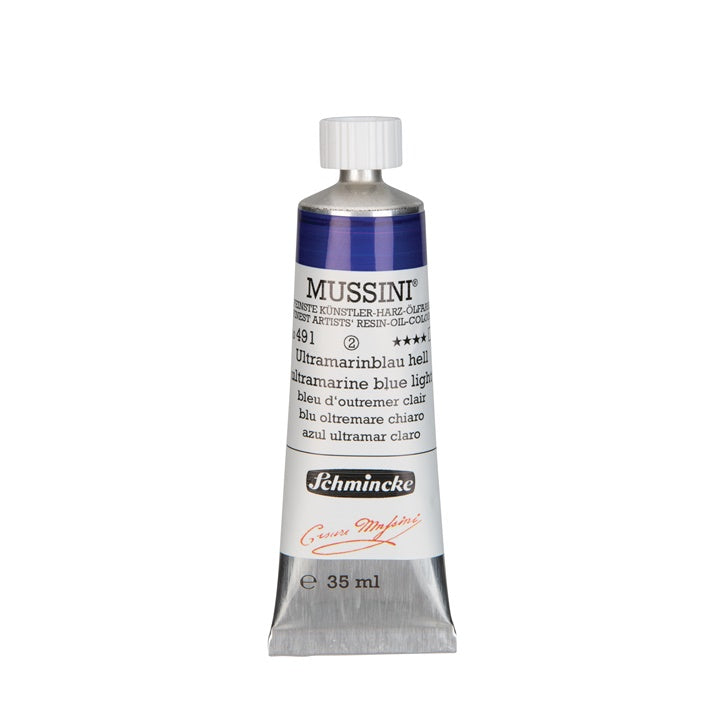 Schmincke MUSSINI Ölfarben 35 ml – 491 Ultramarin Blau hell
