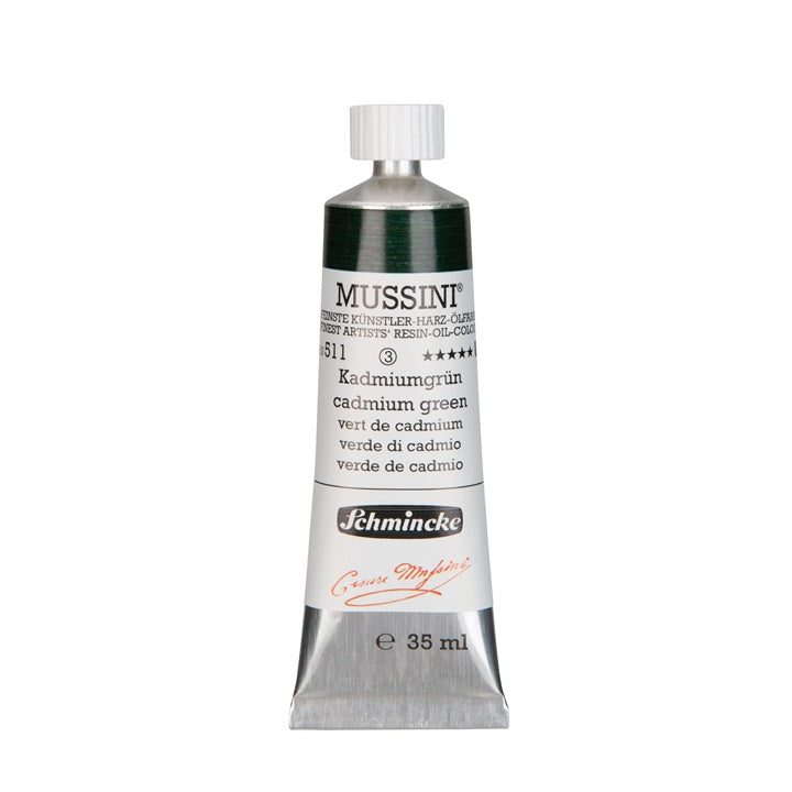 Schmincke MUSSINI Ölfarben 35 ml – 511 Cadmium Grün