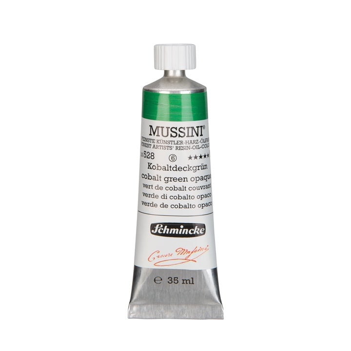 Schmincke MUSSINI Ölfarben 35 ml – 528 kobaltgrün opak