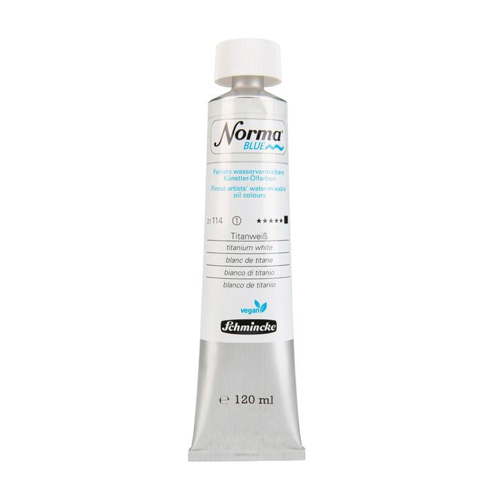 Olejové farby Schmincke Norma Blue 120 ml – 114 titánovobiela