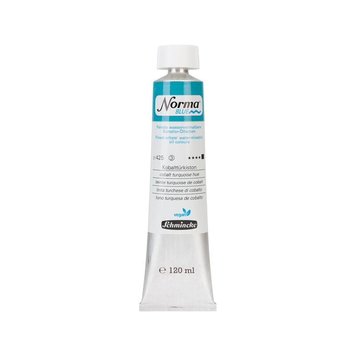 Olejové farby Schmincke Norma Blue 120 ml – 425 kobaltovotyrkysová hue