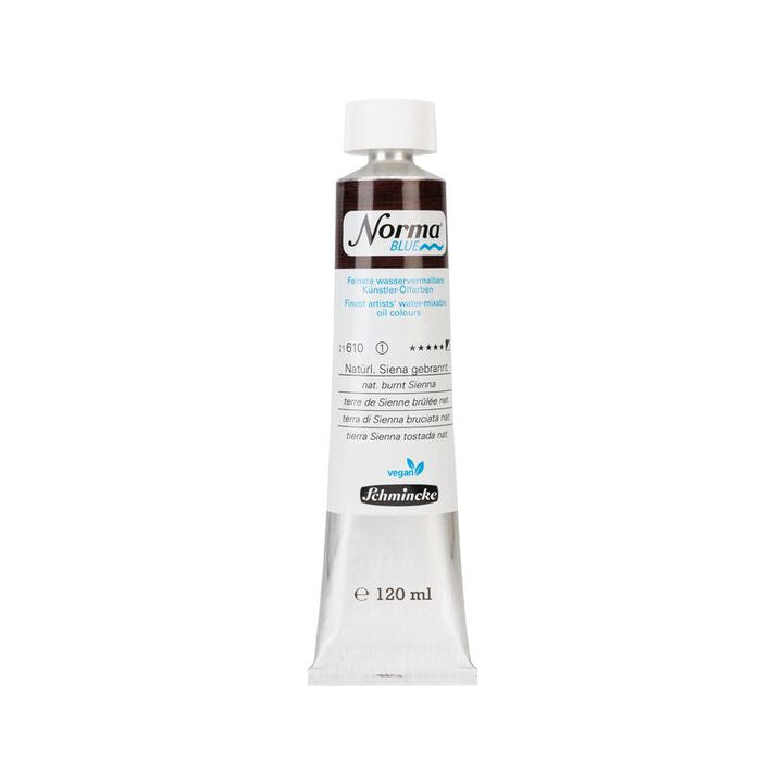 Olejové farby Schmincke Norma Blue 120 ml – 610 nat. pálena sienna