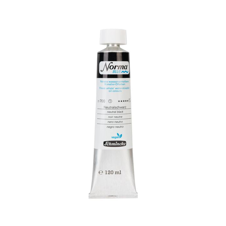 Olejové farby Schmincke Norma Blue 120 ml – 700 prírodná čierna
