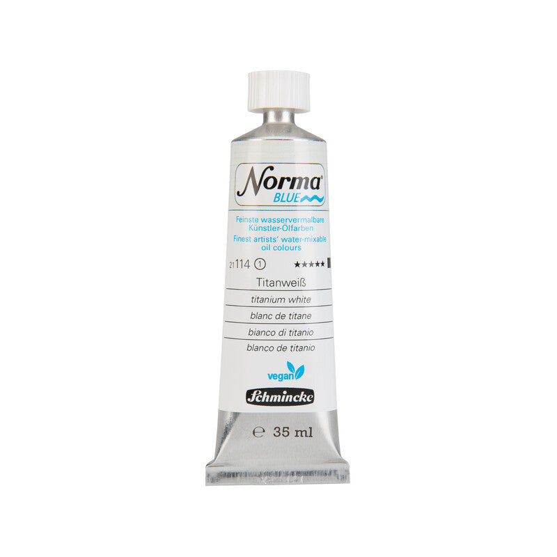 Olejové farby Schmincke Norma Blue 35 ml – 114 Titánová biela