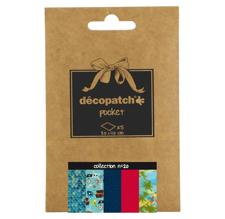 Papiere na decoupage CLAIREFONTAINE Decopatch 30 x 40 cm – kolekcie 6 – 20 – č. 20