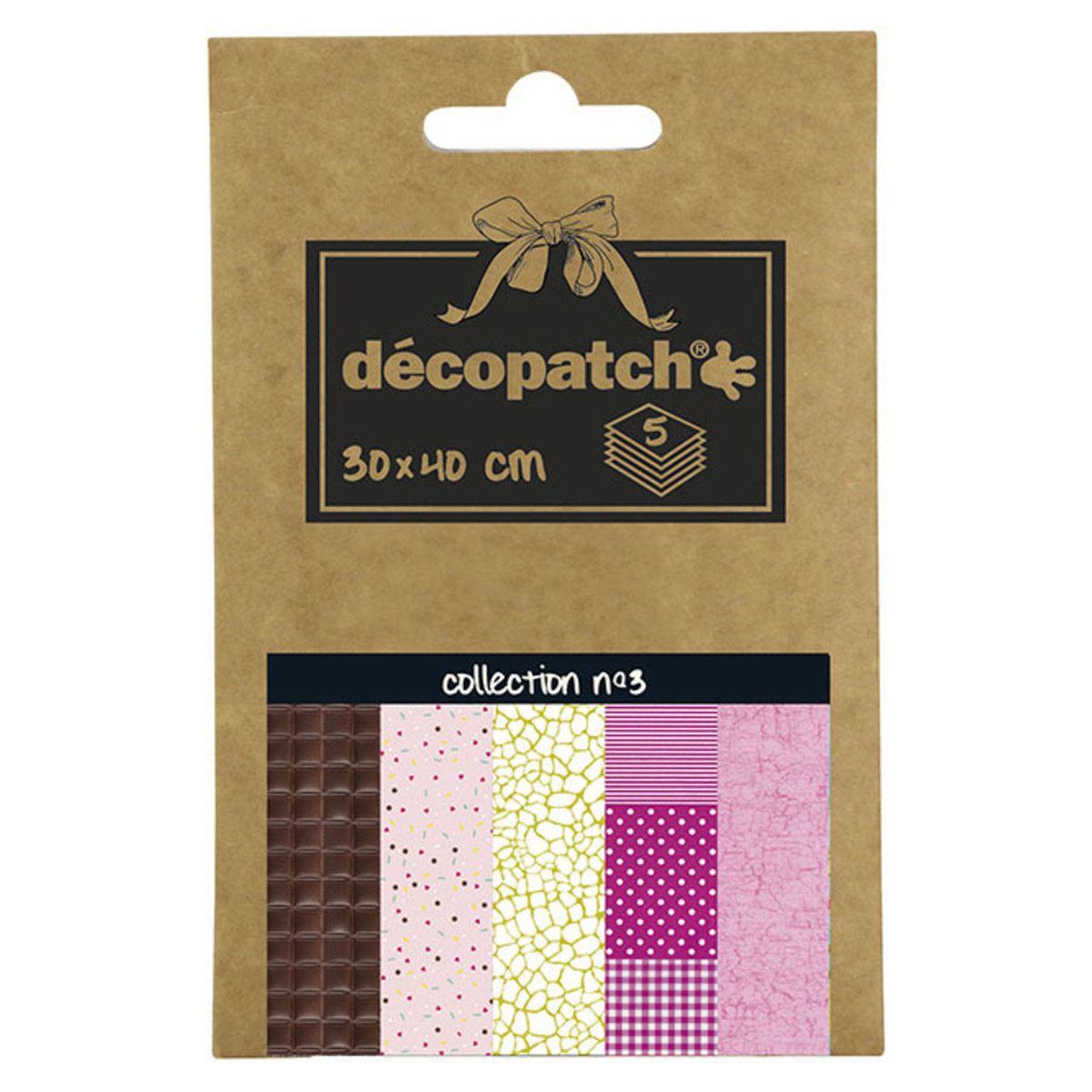 Papiere na decoupage CLAIREFONTAINE Decopatch 30 x 40 cm – kolekcie 6 – 20