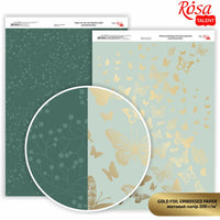 Papiere na scrapbooking Butterflies A4  | rôzne odtiene — obrázok 1